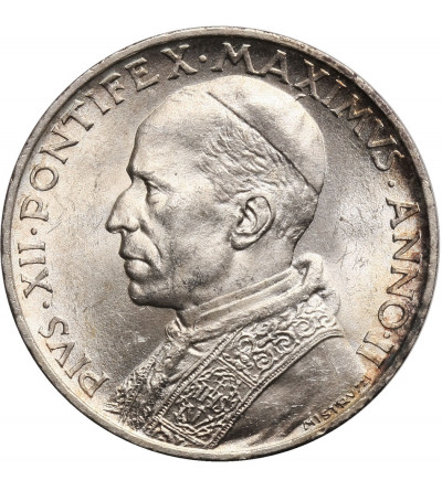 Vatican City, Pius XII 1939-1958. 5 Lire 1940, AN II