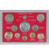 Wielka Brytania, Farewell Set, zestaw 11 monet żegnających stary system monetarny w UK
