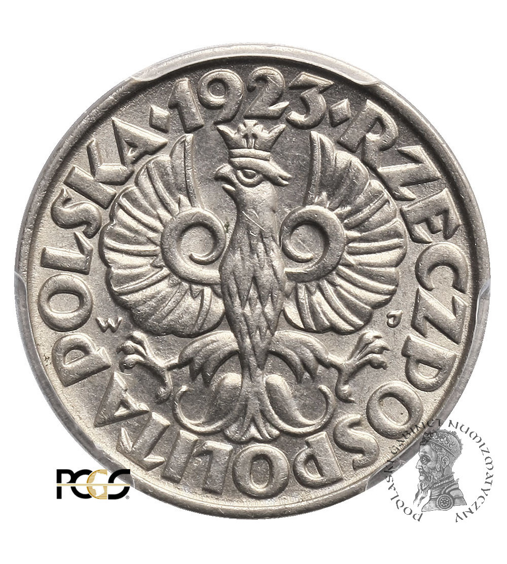 Polska. 20 groszy 1923, Warszawa - PCGS MS 66