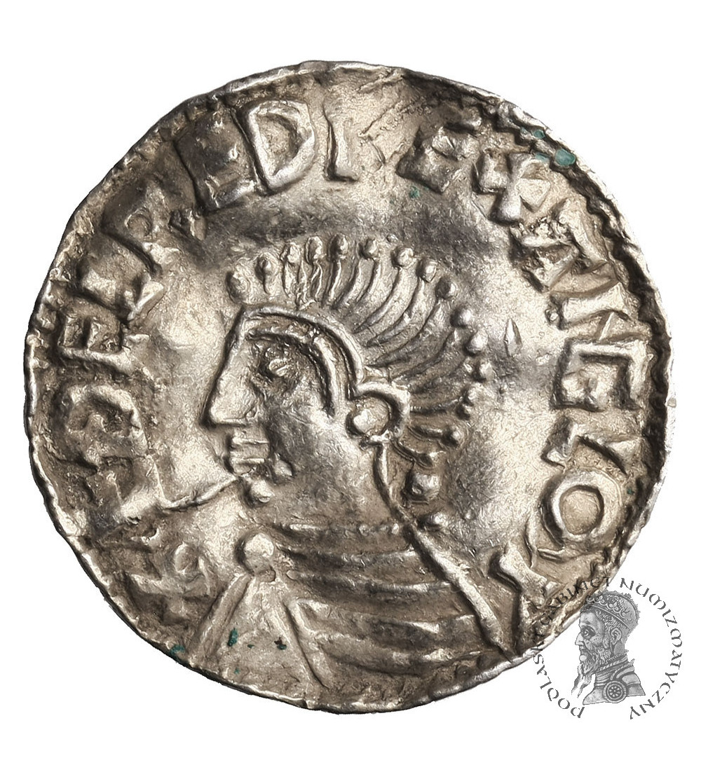 Anglia. Aethelred II 978-1016. Denar typu long cross, ok 997-1003, mennica Lincoln