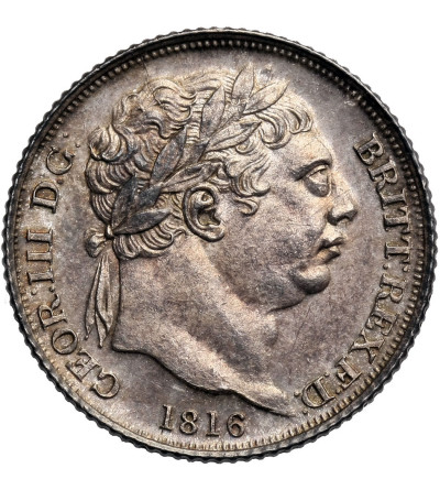 Wielka Brytania, 6 pensów 1816, Jerzy III