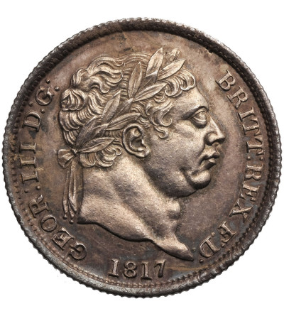 Wielka Brytania, Szyling 1817, Jerzy III
