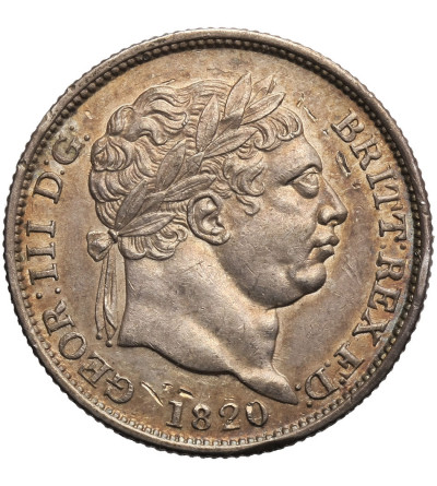Wielka Brytania, Szyling 1820, Jerzy III