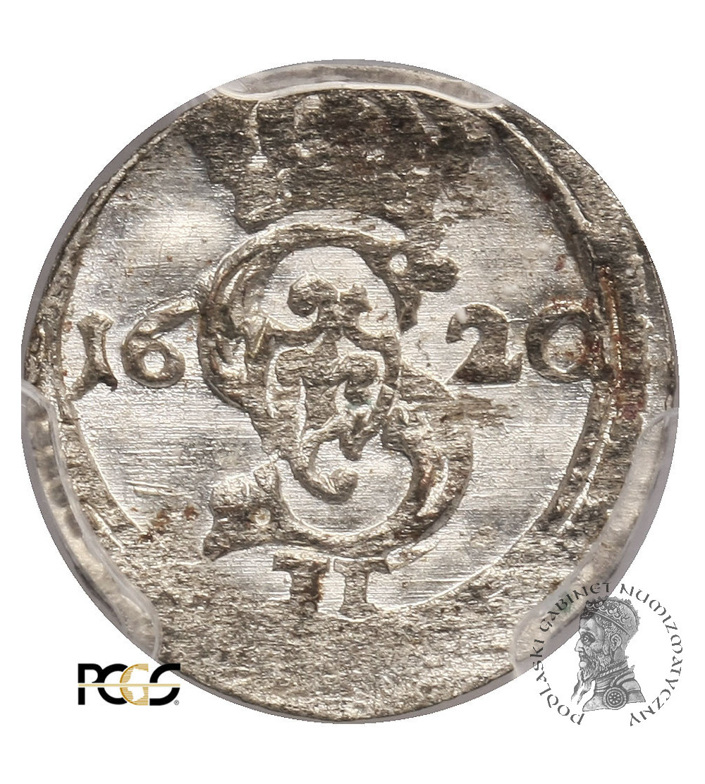 Poland / Lithuania. Sigismund III Vasa. Dwudenar (2 Denars) 1620, Vilnius mint - PCGS MS 64