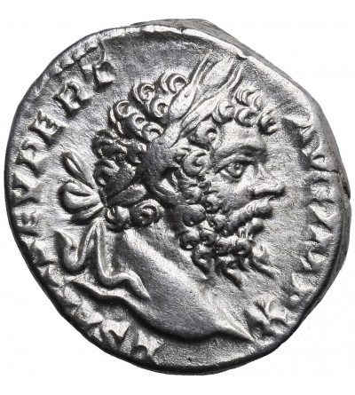 Roman Empire. Septimius Severus 193-211 AD. AR Denar ca. 197-198 AD, Rome mint