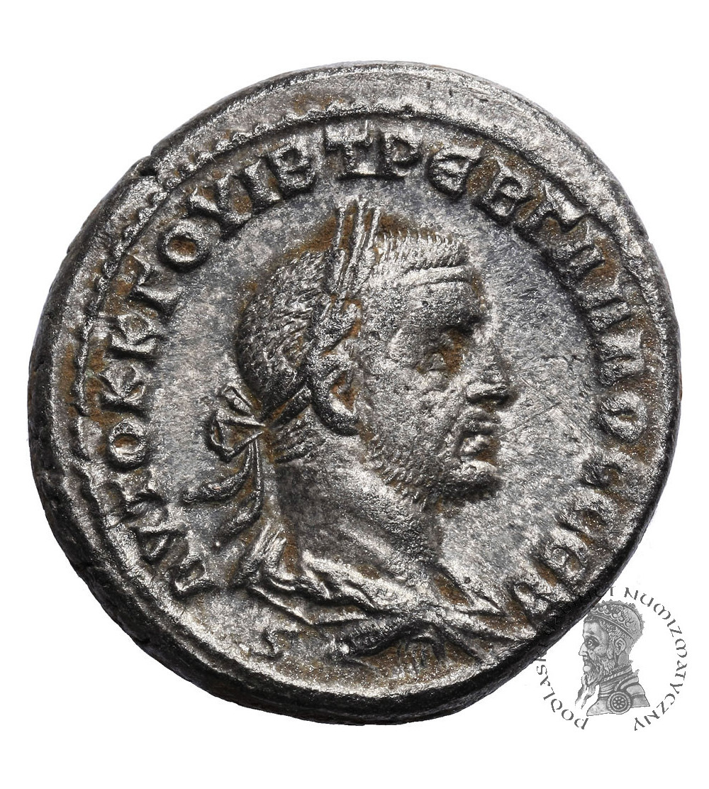Rzym Cesarstwo - Prowincja. Syria, Seleucia Pieria. Antioch. Tetradrachma, ok 252-253 AD, Trebonian Gallus 251-253 AD