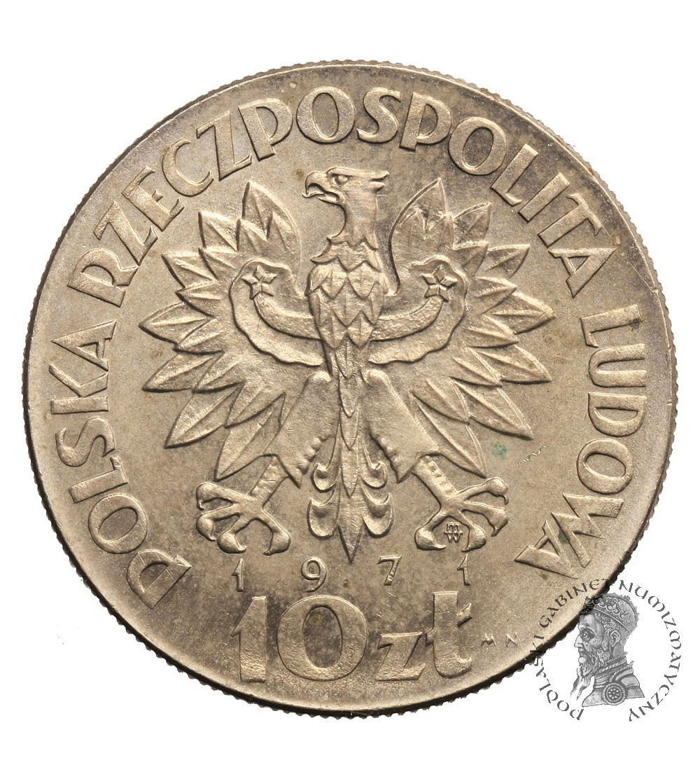 Polska, 10 złotych 1971, F.A.O. Fiat Panis - próba