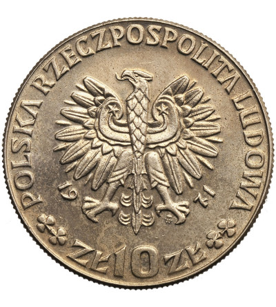Poland, 10 Zlotych 1971 F.A.O. - proba