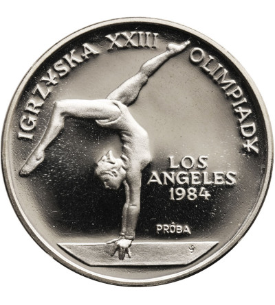 Polska, 500 złotych 1983, Igrzyska XXIII Olimpiady, Los Angeles 1984 - próba