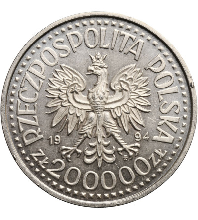 Polska, 200000 złotych 1994, Zygmunt I Stary - półpostać