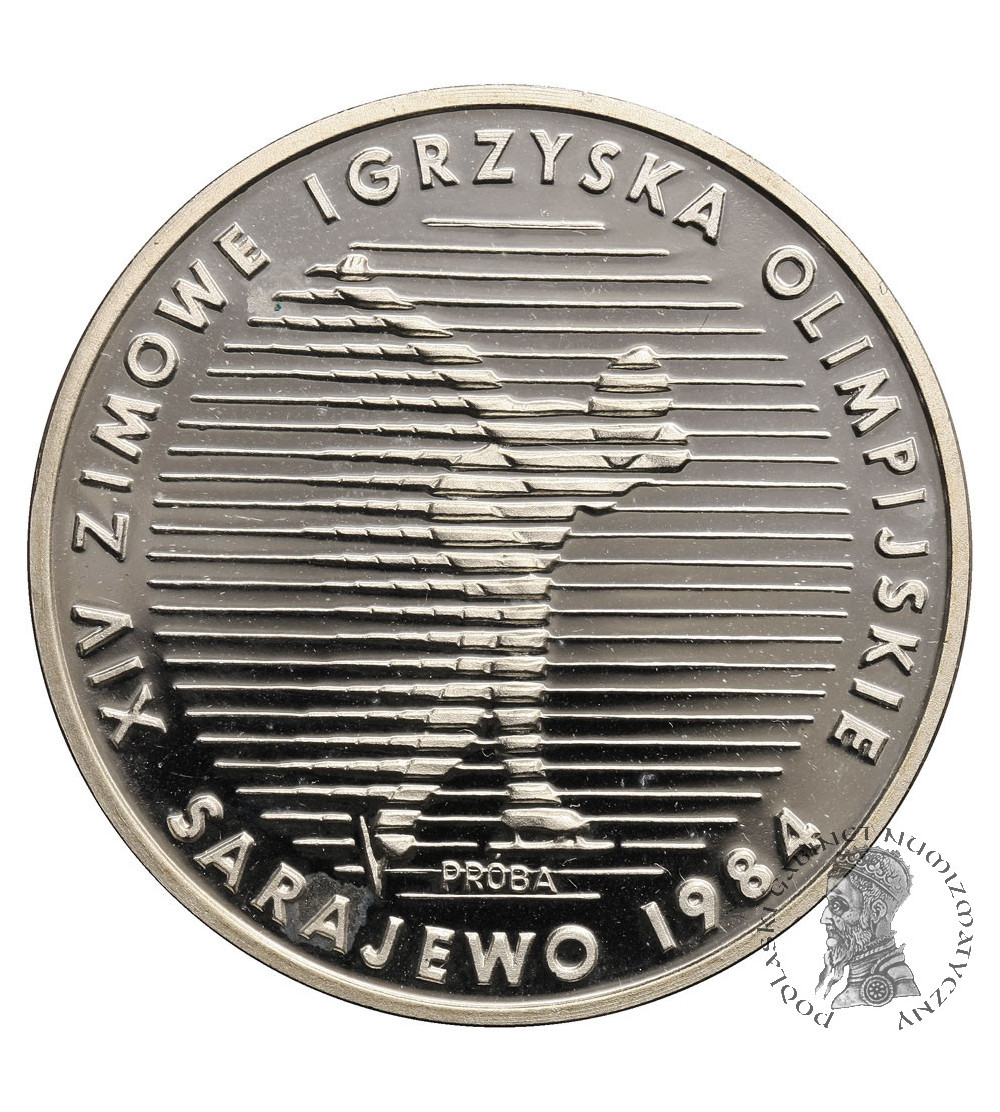 Poland, 500 Zlotych 1983, XIV Winter Olympic Games, Sarajewo 1984 - proba