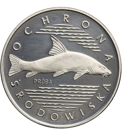 Polska, 100 złotych 1977, ryba (sum) - próba