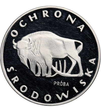 Poland, 100 Zlotych 1977, Bison - proba