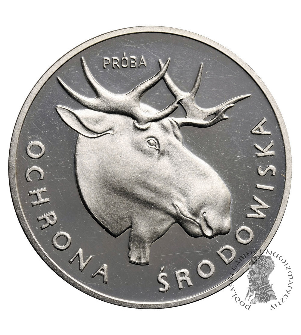 Poland, 100 Zlotych 1978, moose head - proba