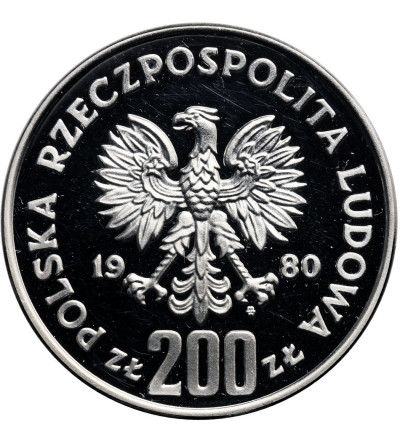 Poland, 200 Zlotych 1980, Kazimierz I Odnowiciel - proba
