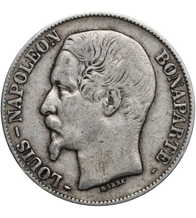 Francja, 5 franków 1852 A (Paryż), Louis Napoleon