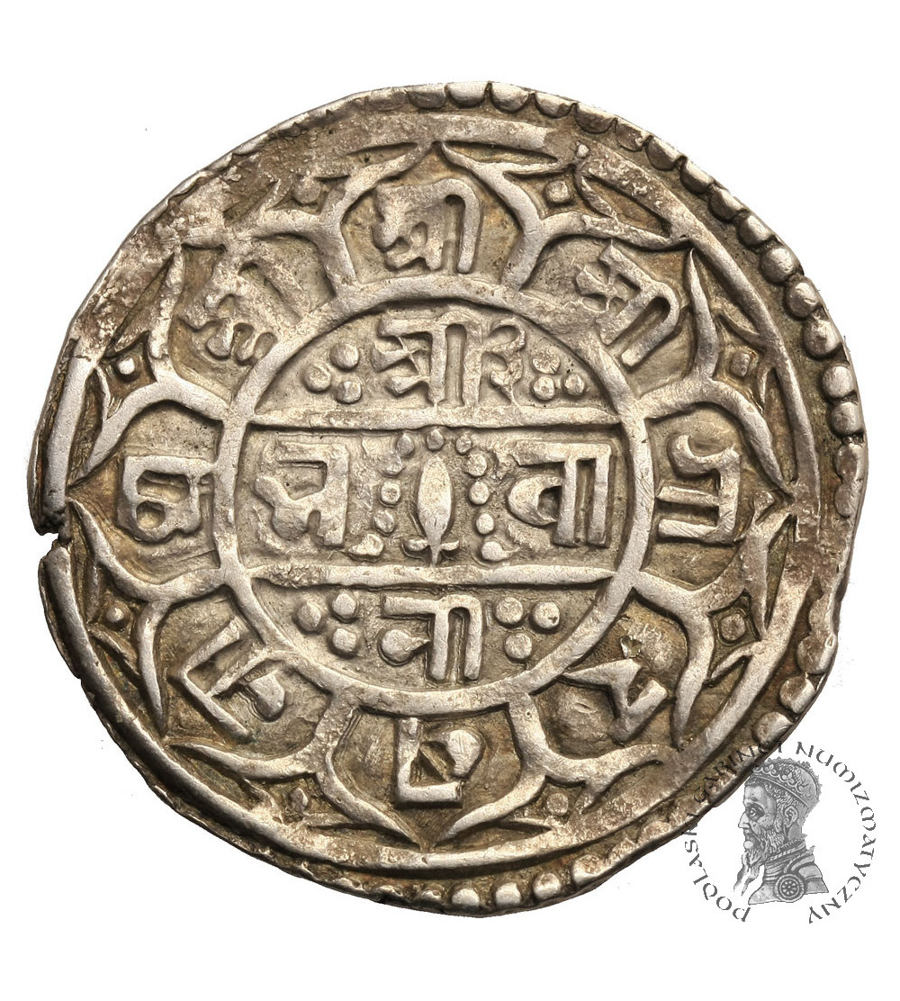 Nepal, Mohar SE 1748 / 1826 AD, Rajendra Vikrama 1816-1847 AD