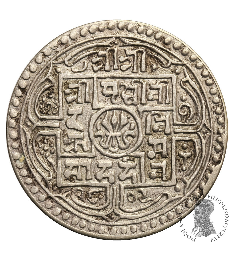 Nepal, Mohar SE 1802 / 1880 AD, Surendra Vikrama 1847-1881 AD