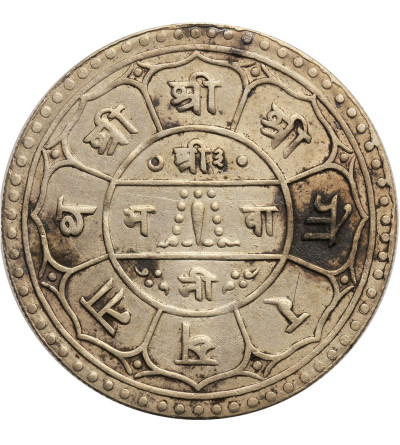 Nepal, Mohar VS 1971 / 1914 AD, Tribhuvana Bir Bikram 1911-1950 AD