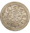 Nepal, 2 Mohars VS 1971 / 1914 AD, Tribhuvana Bir Bikram 1911-1950 AD
