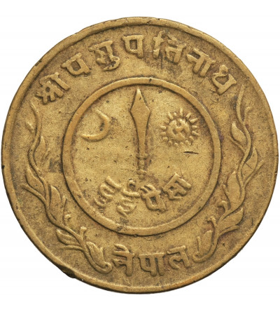 Nepal, Paisa VS 1999 / 1942 AD, Tribhuvana Bir Bikram 1911-1950 AD,