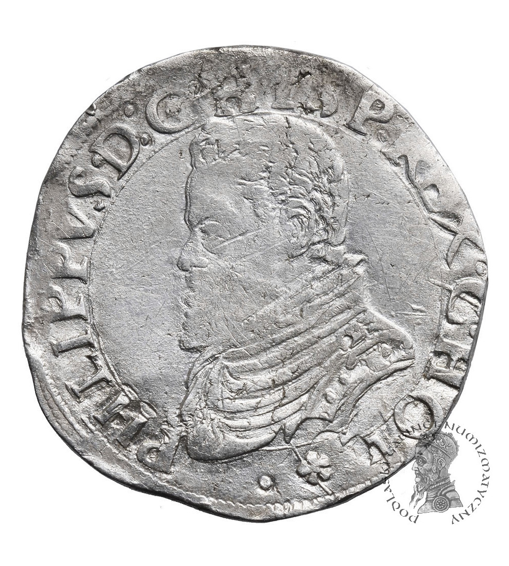 Spanish Netherlands (Holland). 1/5 Filipsdaalder (1/5 Ecu) 1567, Dordrecht, Filips II (1555-1598)
