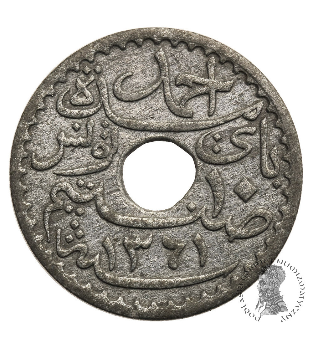 Tunezja, 10 Centimes AH 1361 / 1942 AD - francuski protektorat