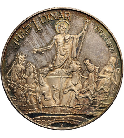 Tunisia, Dinar 1969 NI, Neptun