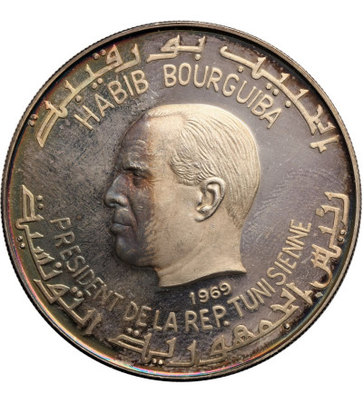 Tunisia, Dinar 1969 NI, Masinissa