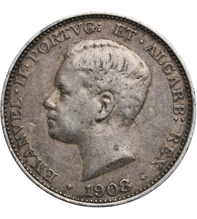 Portugalia, 500 Reis 1908, Manuel II 1908-1910