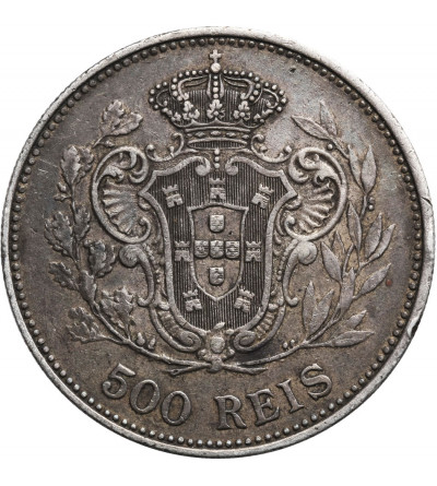 Portugal, 500 Reis 1908, Manuel II 1908-1910