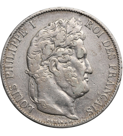 Francja, 5 franków 1847 A, Louis Philippe I