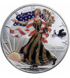 USA, American Eagel 1 dolar 2011, kolor (emisja kolekcjonerska) - Ag 1 Oz .999