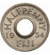 Fidżi, 1/2 Penny 1954, Elżbieta II