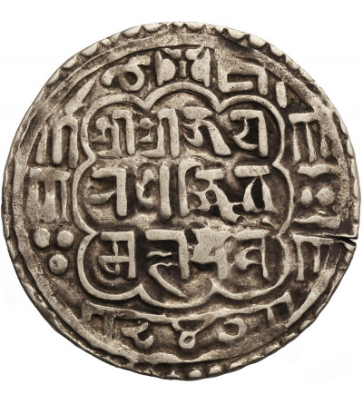 Nepal, Kingdom of Bhatgaon. Mohar NS 842 / 1722 AD, Ranajit Malla 1722-1769 AD