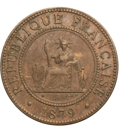 French Cochin China, Cent 1879 A