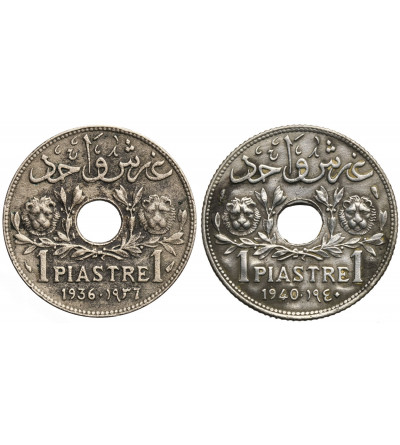 Lebanon, Piastre 1936 i 1940 - 2 pcs.