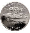 Isle of Man, Crown 1994, Man in Flight - Airplane, Proof