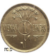 Lithuania Republic, Centas 1925, Uniface Reverse Trial - PCGS SP 66 (Specimen)