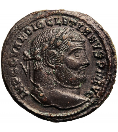 Rzym Cesarstwo. Dioklecjan 284-305 AD. AE Folis 300-301 AD, Thessalonica (Saloniki)