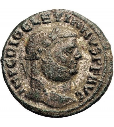 Rzym Cesarstwo. Dioklecjan 284-305 AD. AE Folis 301 AD, Aleksandria
