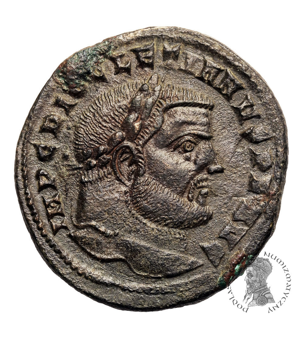 Rzym Cesarstwo. Dioklecjan 284-305 AD. AE Folis 300-303 AD, Ticinum (Pavia)