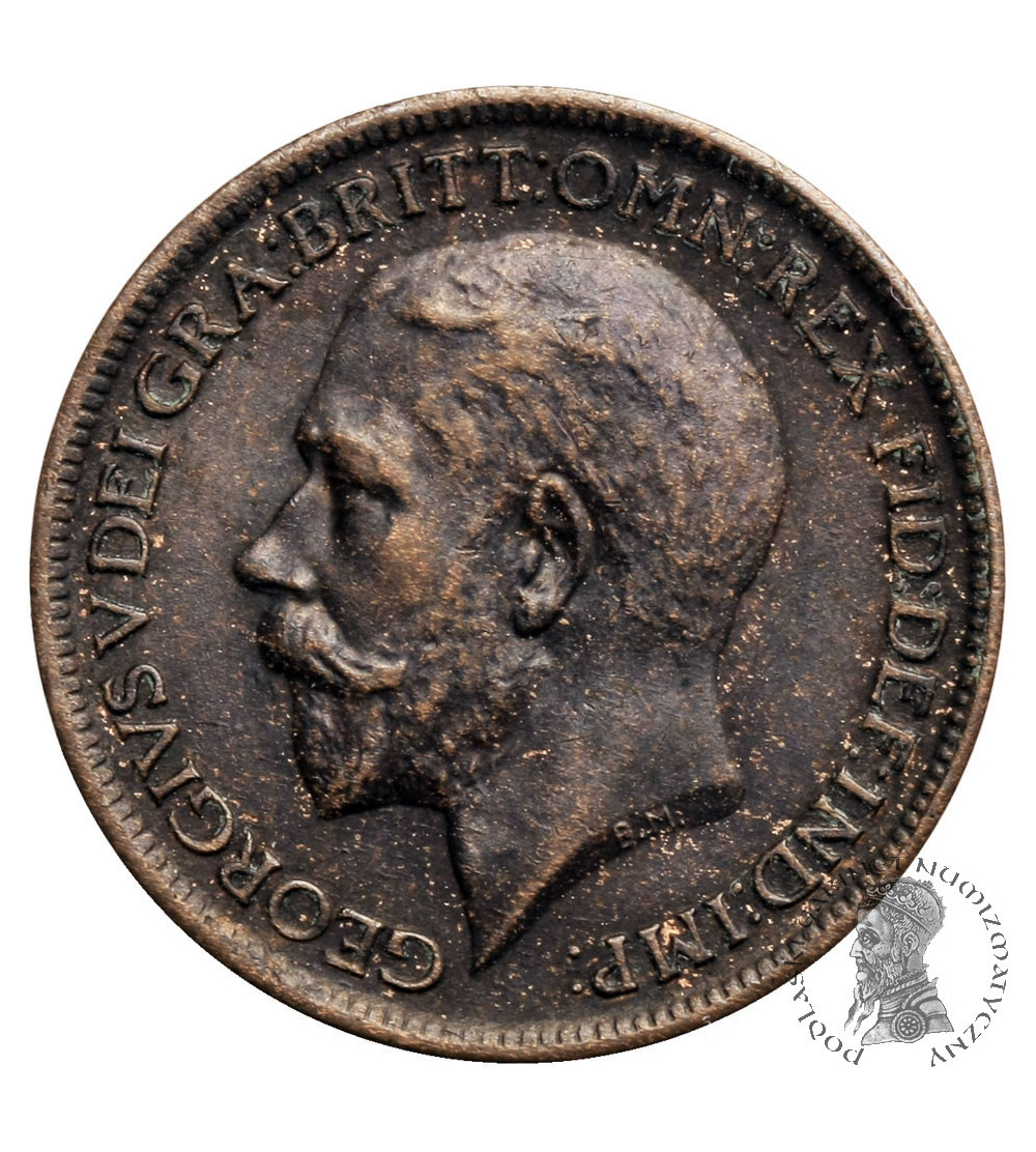 Great Britain, Farthing 1916, George V 1910-1936