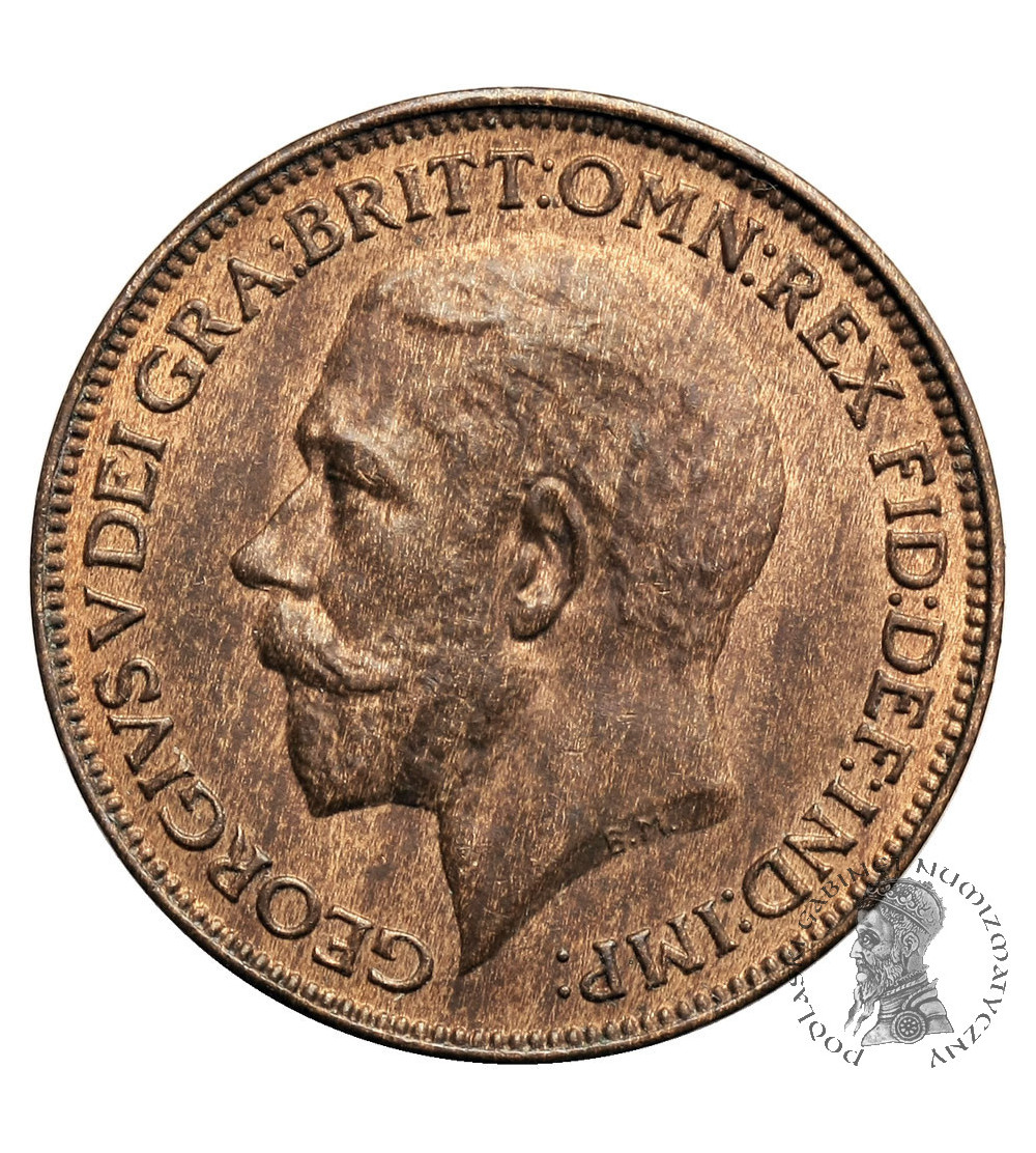 Great Britain, Farthing 1925, George V 1910-1936