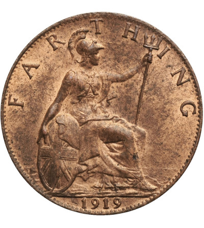 Great Britain, Farthing 1919, George V 1910-1936