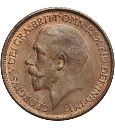 Wielka Brytania, 1/2 Penny 1921, Jerzy V 1910-1936