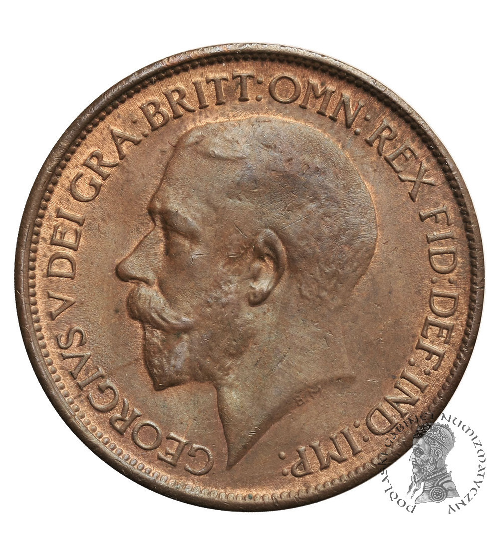 Great Britain, 1/2 Penny 1921, George V 1910-1936
