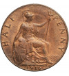Wielka Brytania, 1/2 Penny 1916, Jerzy V 1910-1936