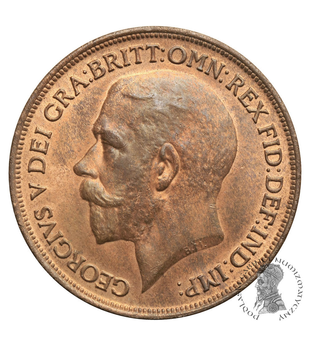 Great Britain, Penny 1913, George V 1910-1936