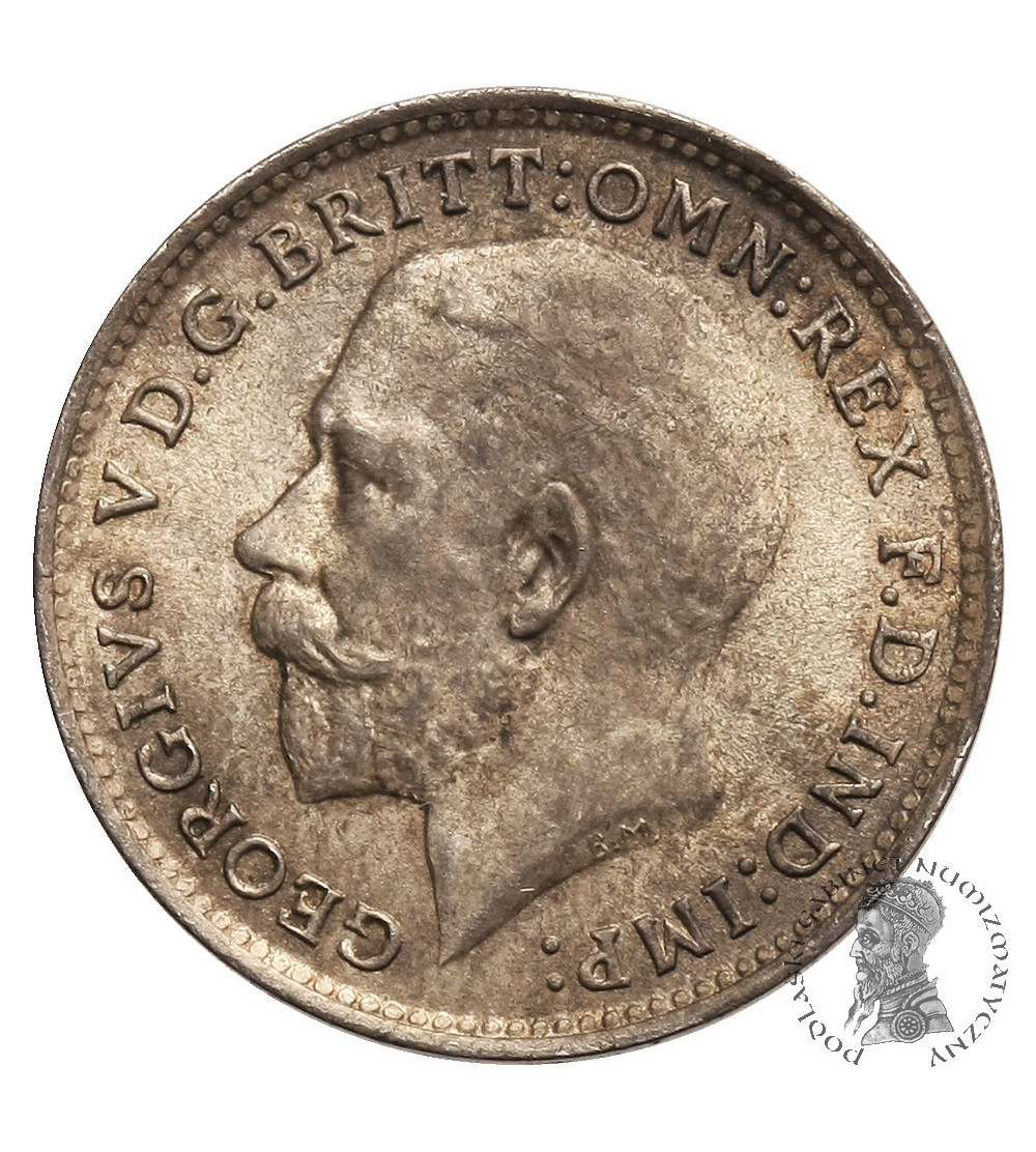 Great Britain, 3 Pence 1916, George V 1910-1936